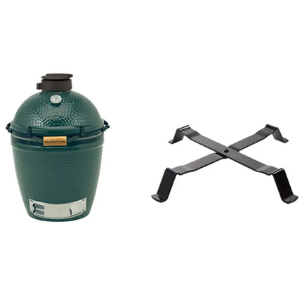 Big Green Egg Medium + Table Nest