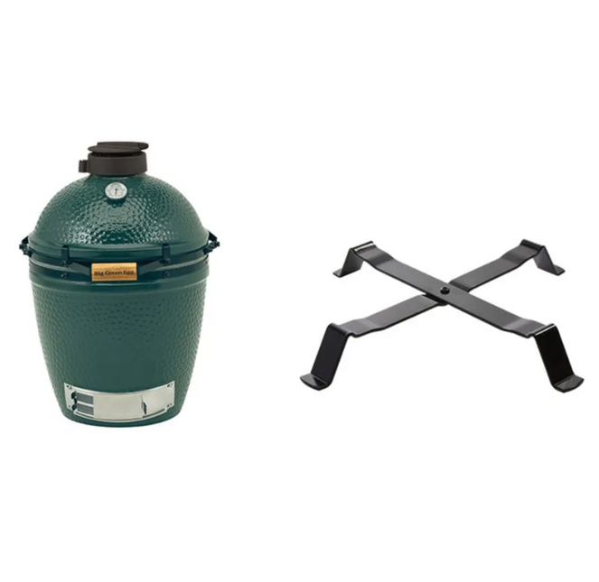 Big Green Egg Medium + Table Nest