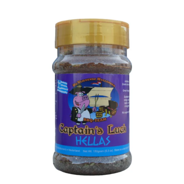 Captain's Luck Hellas BBQ Rub 150 Gramm