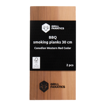 Grill Fanatics Canadian Western Red Cedar Rookplank 30 cm 2 stuks