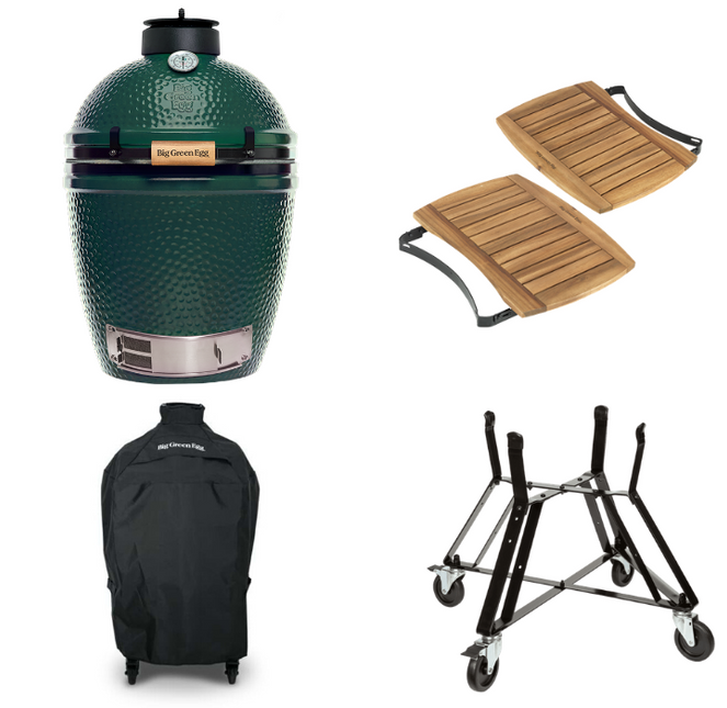 Big Green Egg Medium + Nest + Mates + Abdeckung