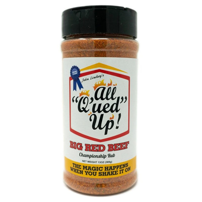 All Q'ued Up! Red Beef 13 oz