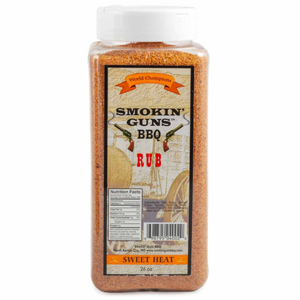 Smokin' Guns BBQ Sweet Heat Rub 26 oz