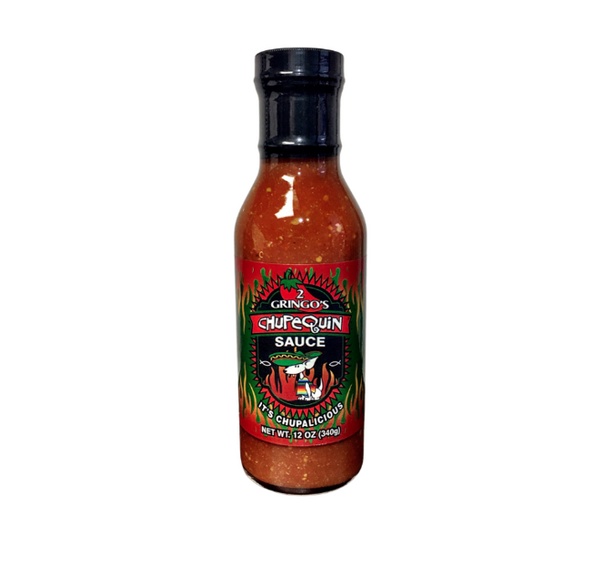 2 Gringos Chupacabra Chupequin BBQ Sauce 12 oz