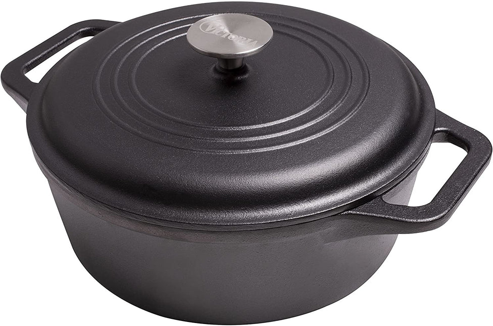 Victoria Cast Iron Emaille Dutch Oven 4 quarts