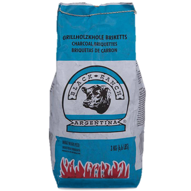 Black Ranch Red Quebracho Argentina Briquettes Pillow Shape 3 kg