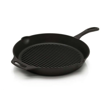 Petromax Cast Iron Grill Skillet 35cm met steel