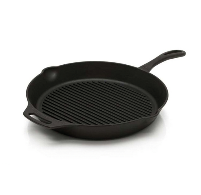 Petromax Cast Iron Grill Skillet 35cm with handle