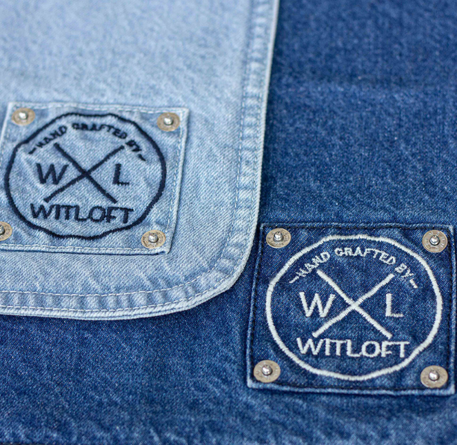 Witloft Mid Blue Apron Waist Down Denim Collection