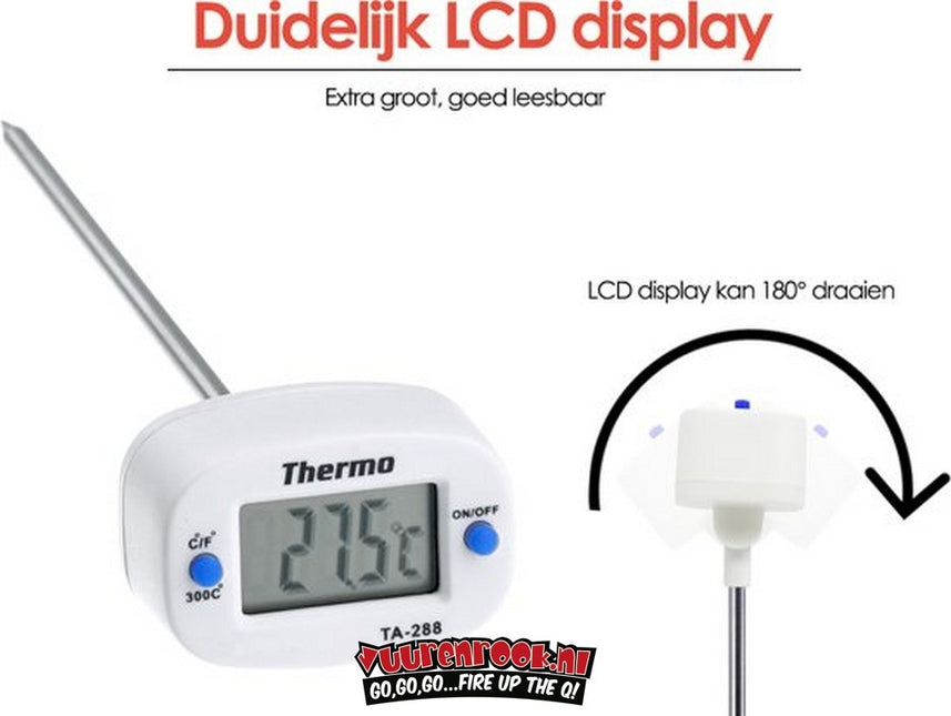 Kitchen Brothers Digital Meat Thermometer