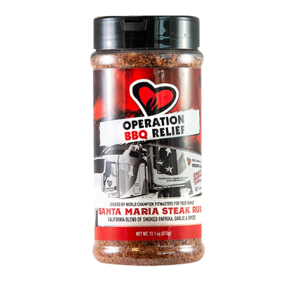 Operation BBQ Relief Santa Maria Steak Rub 11.1 oz