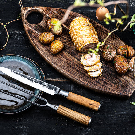 Olive Forged Carving Fork