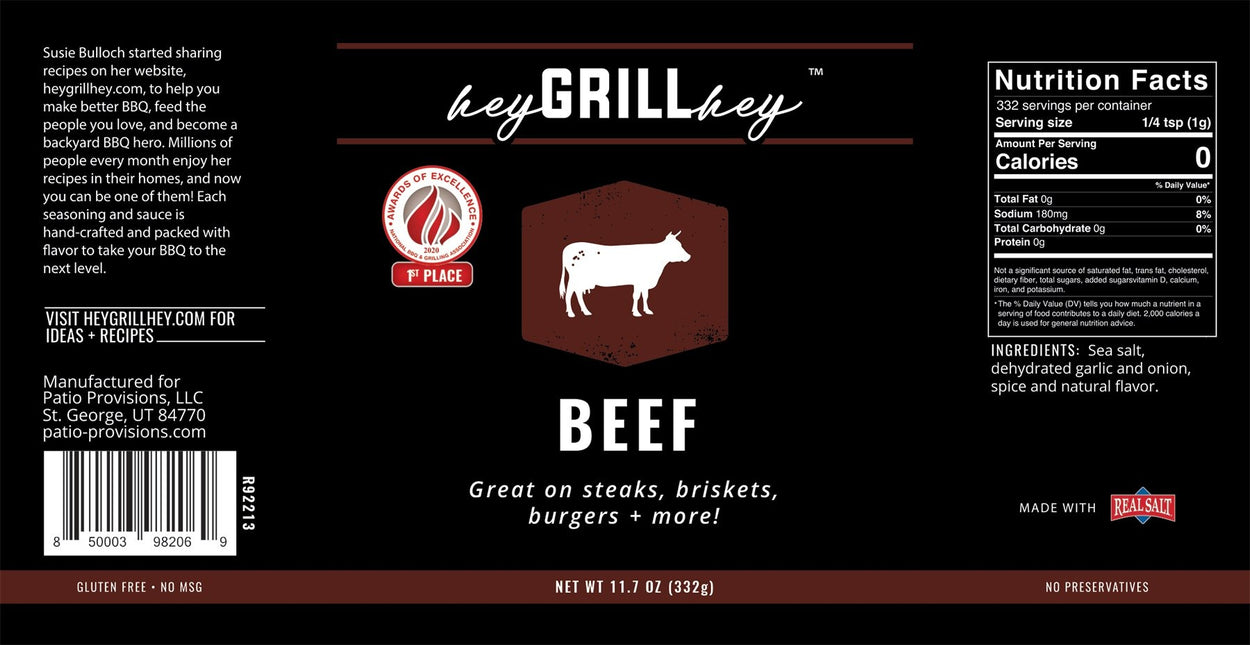 Hey Grill Hey Beef Rub 11.7 oz