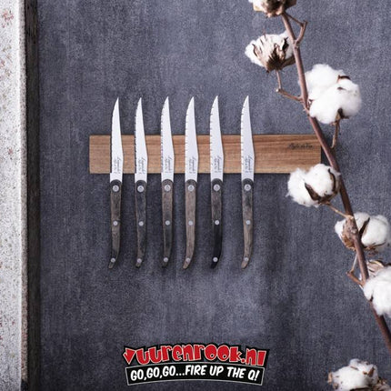 Laguiole Magnetic Knife Rack Acacia 50cm