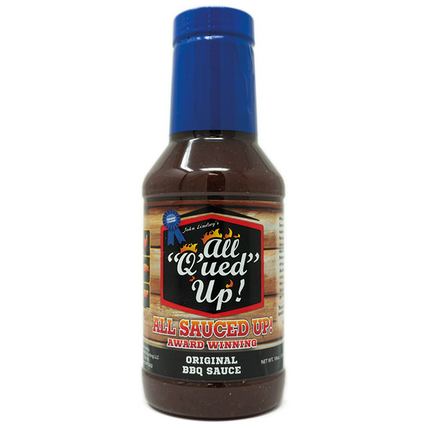 All Q'ued Up! All Sauced Up Original BBQ Sauce 18 oz