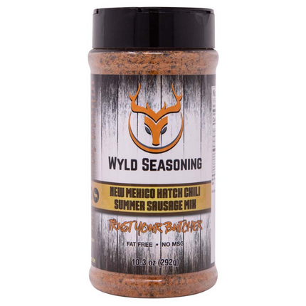 Butcher BBQ Wyld Seasoning New Mexico Hatch Chili Summer Sausage Mix 10.3 oz