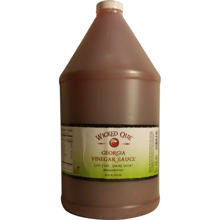 Wicked Que Geogia Vinegar Sauce 1 Gallon