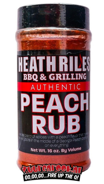 Heath BBQ Riles Peach Rub 10 oz