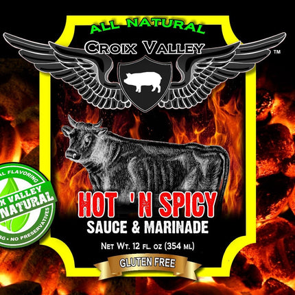 Croix Valley Hot 'N Spicy Sauce & Marinade 12 oz