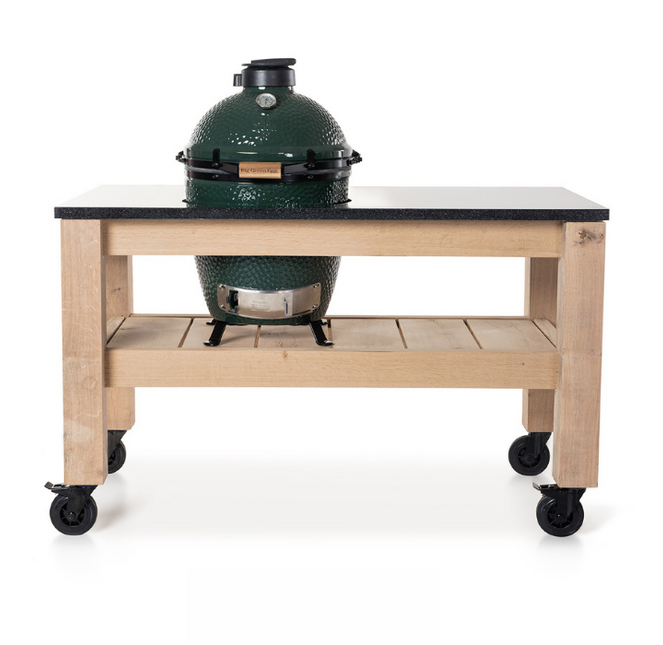 Robuster Eichentisch Big Green Egg Medium &amp; Large