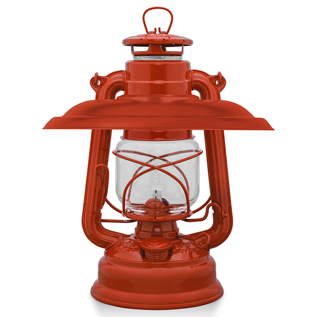 Original Feuerhand Storm Lantern Stone Red