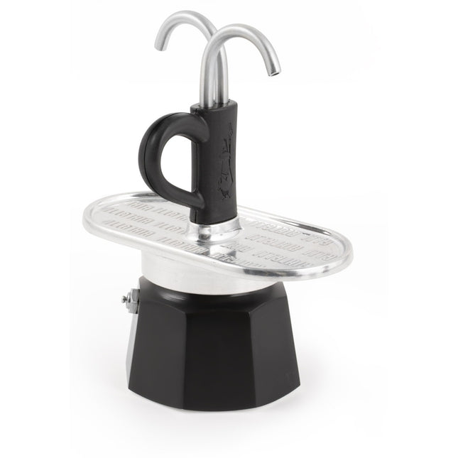 Bialetti Mini Express 2 Tassen Schwarz