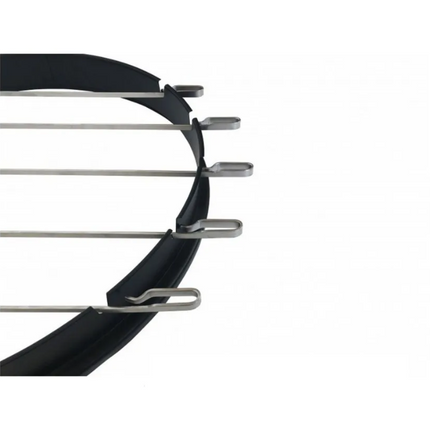 BBQ Rotisserie Ring 57cm with Skewers Set