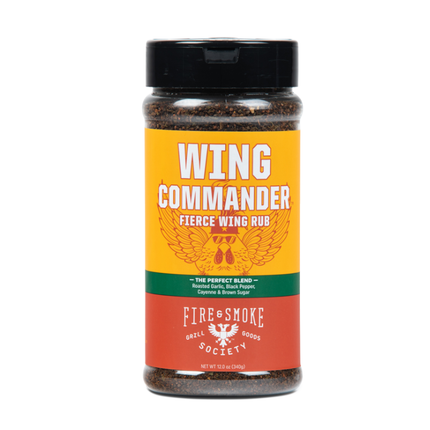 Fire&Smoke Fire & Smoke Wing Commander Fierce Wing Rub 12 oz