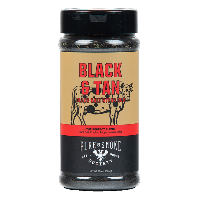 Fire&Smoke Fire&Smoke Black & Tan Black Salt Steak Rub 13.6 oz