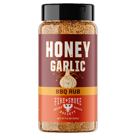 Fire&Smoke Fire&Smoke Honey Garlic BBQ Rub 9.5 oz