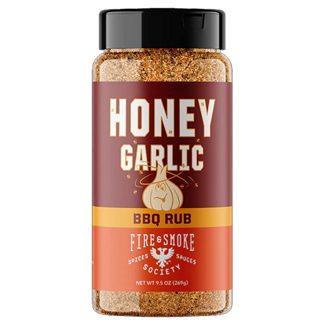 Fire&Smoke Fire&Smoke Honey Garlic BBQ Rub 9.5 oz