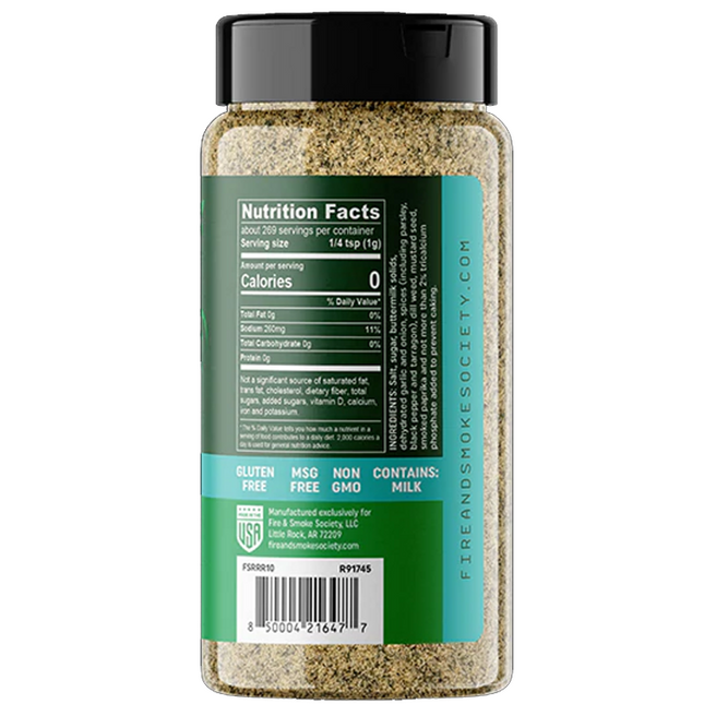 Fire&Smoke Fire&Smoke Rodeo Ranch Tangy Chicken Rub 9.5 oz