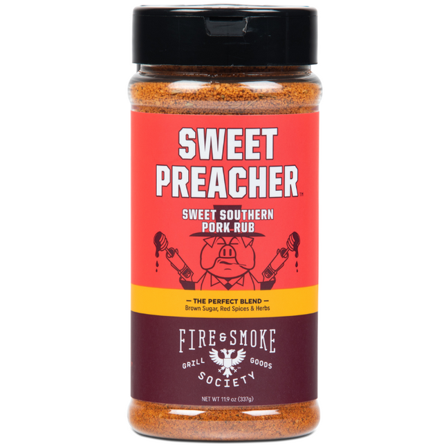 Fire&Smoke Fire&Smoke Sweet Preacher Sweet Southern Pork Rub 11.9 oz