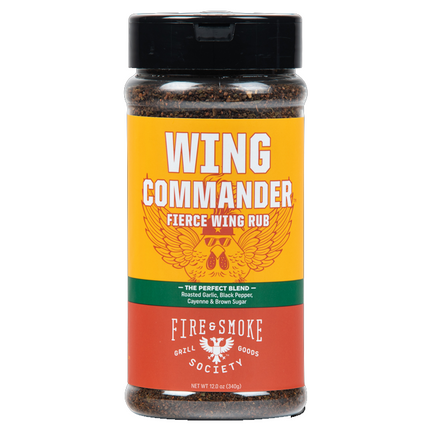 Fire&Smoke Fire&Smoke Wing Commander Fierce Wing Rub 12 oz