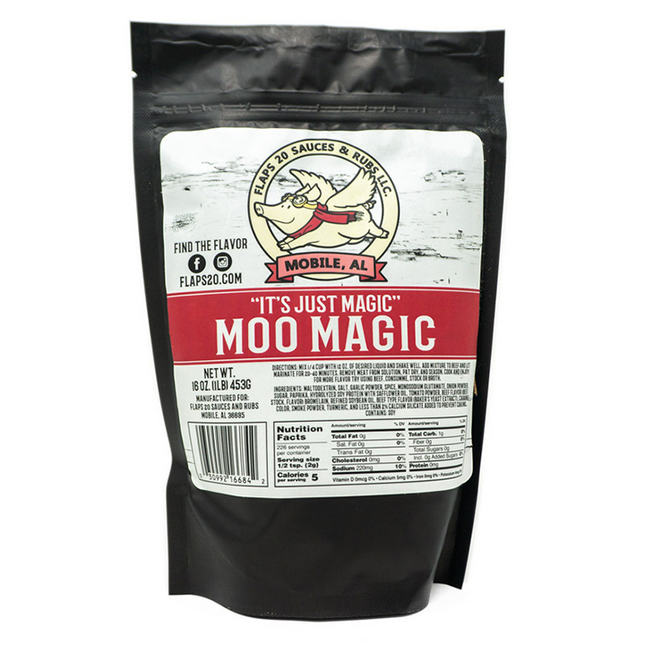 Flaps 20 Flaps 20 Moo Magic Steak Marinade 16 oz