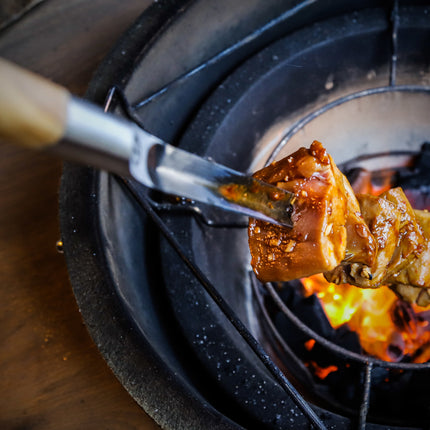 Forged Churrasco Forged Spies V-vorm 70 cm