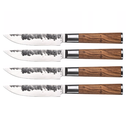 Forged Forged Olive Steakmessen XXL 4 stuks