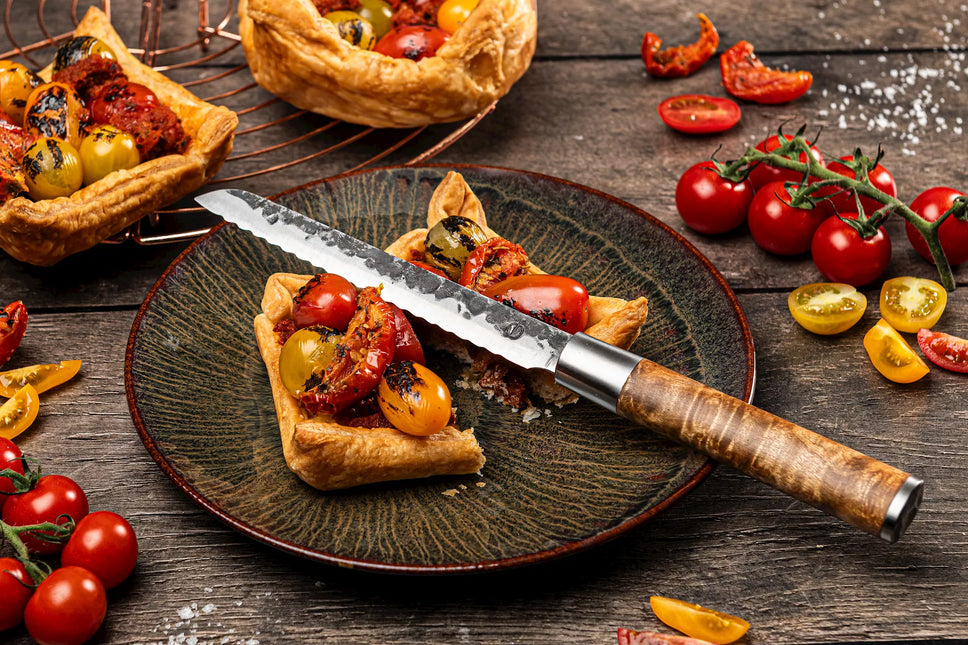 Forged Forged VG10 Universeel Mes Gekarteld