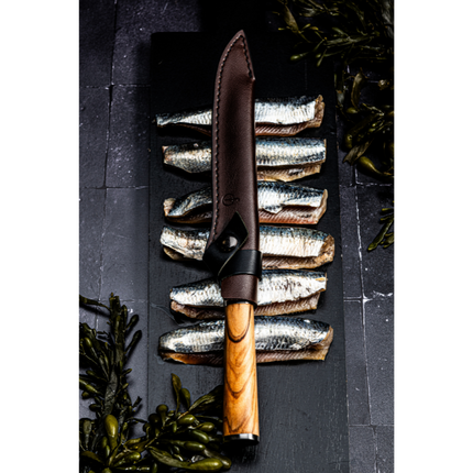 Forged Leather Forged Leren Hoes Visfileermes