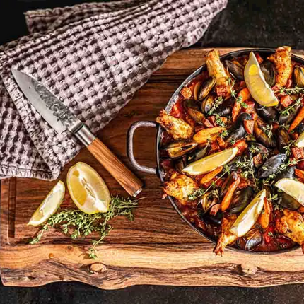 Forged Olive Forged Petty Knife