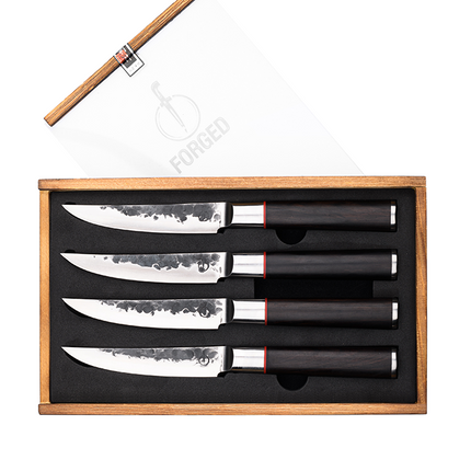 Forged Sebra Forged Steak Messenset 4 stuks