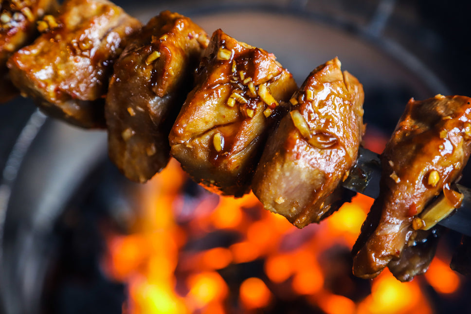 Forged Second Chance: Churrasco Forged Spies V-vorm 60 cm