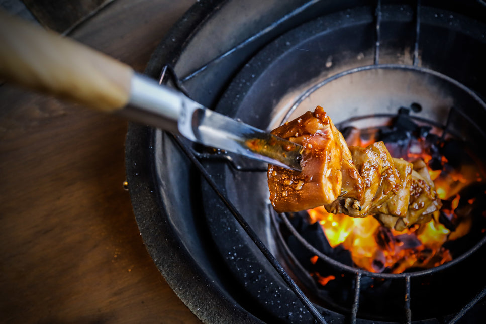 Forged Second Chance: Churrasco Forged Spies V-vorm 60 cm