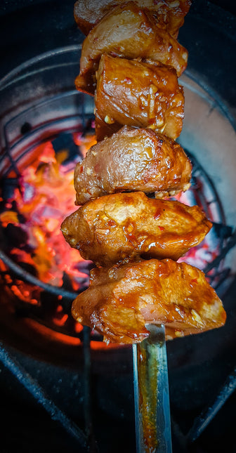 Forged Second Chance: Churrasco Forged Spies V-vorm 60 cm