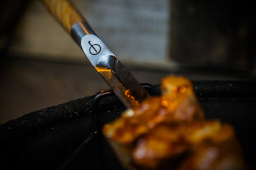 Forged Second Chance: Churrasco Forged Spies V-vorm 60 cm