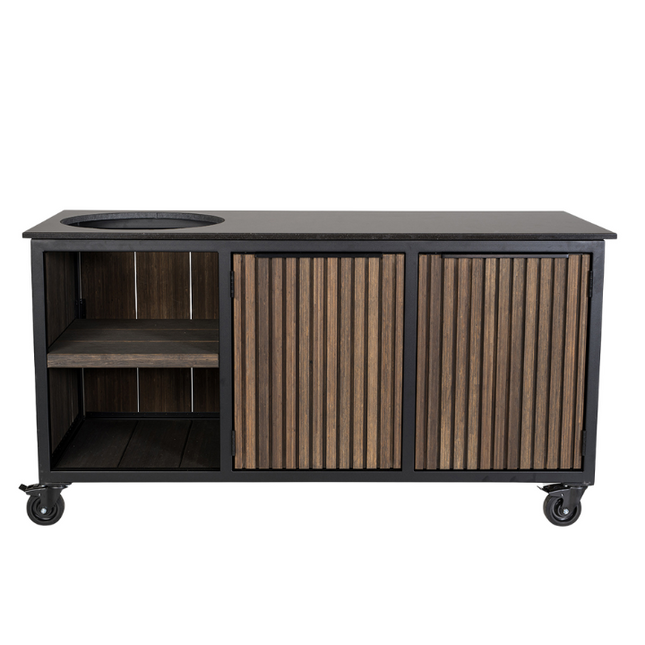 Fraaii Fraaii Buitenkeuken Bamboo Graphite Rhombus Inferno