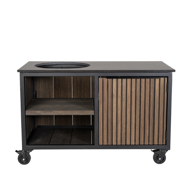 Fraaii Fraaii Buitenkeuken Bamboo Graphite Rhombus Storage