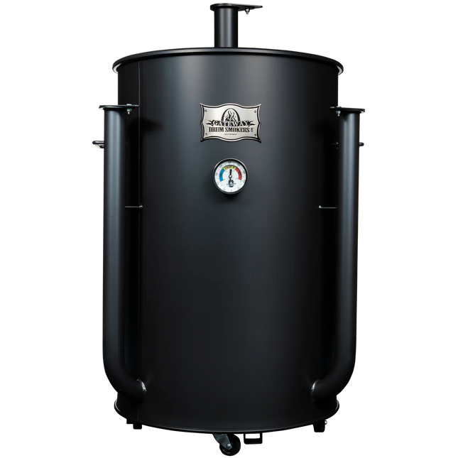 Gateway Drum Smokers Gateway Drum Smoker - 55 Gallon Matte Black No Plate