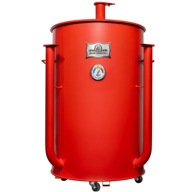Gateway Drum Smokers Gateway Drum Smoker - 55 Gallon Matte Red No Plate
