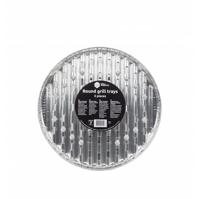 Grill Fanatics Grill Fanatics Aluminium Ronde Grillschalen 5 stuks